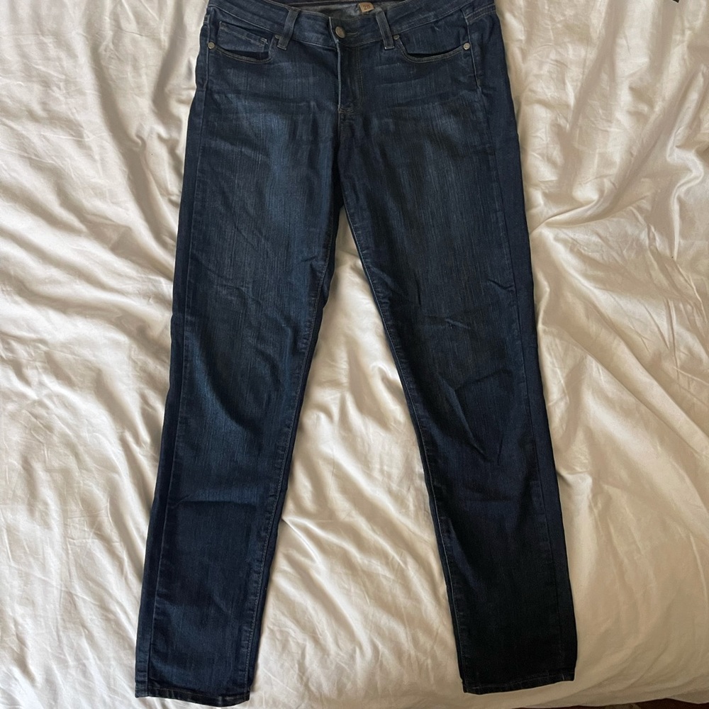 Paige Skyline Ankle Peg Skinny Jeans